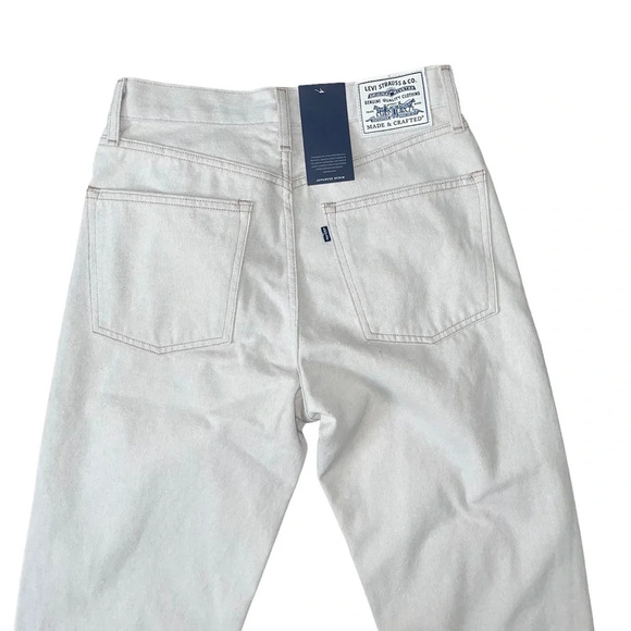 LEVI'S High-Rise Column Pink Denim Jeans Size 27 - Picture 5 of 15